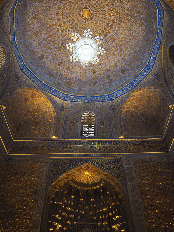 Interieur du mauselée Gur-E-Amir - Samarcande