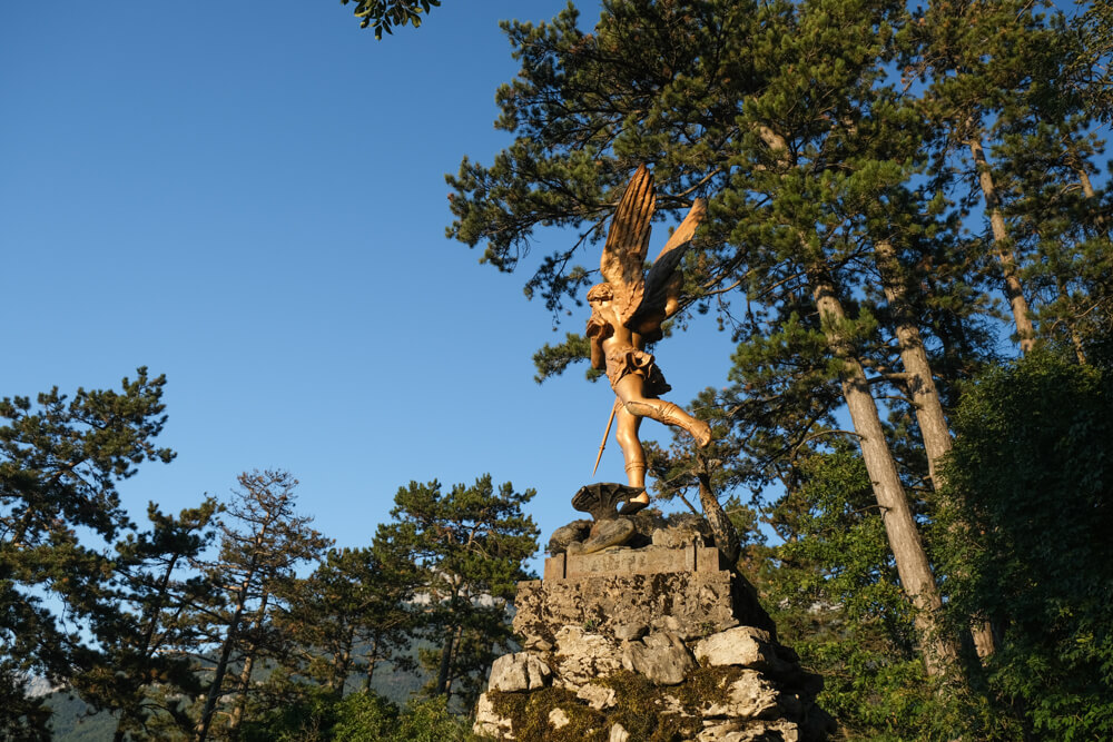 L'archange au belvédère de saint-Michel  - Taillefer, lac d'Annecy