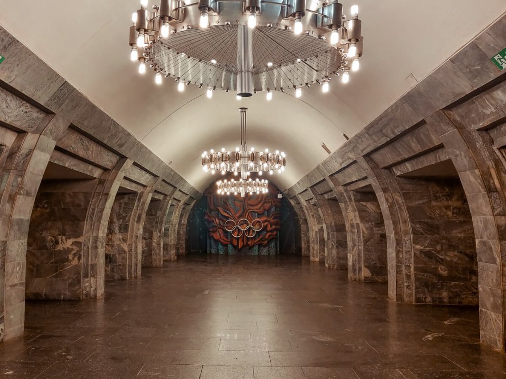 les plus belles stations de métro de Kiev - Olimpiiska