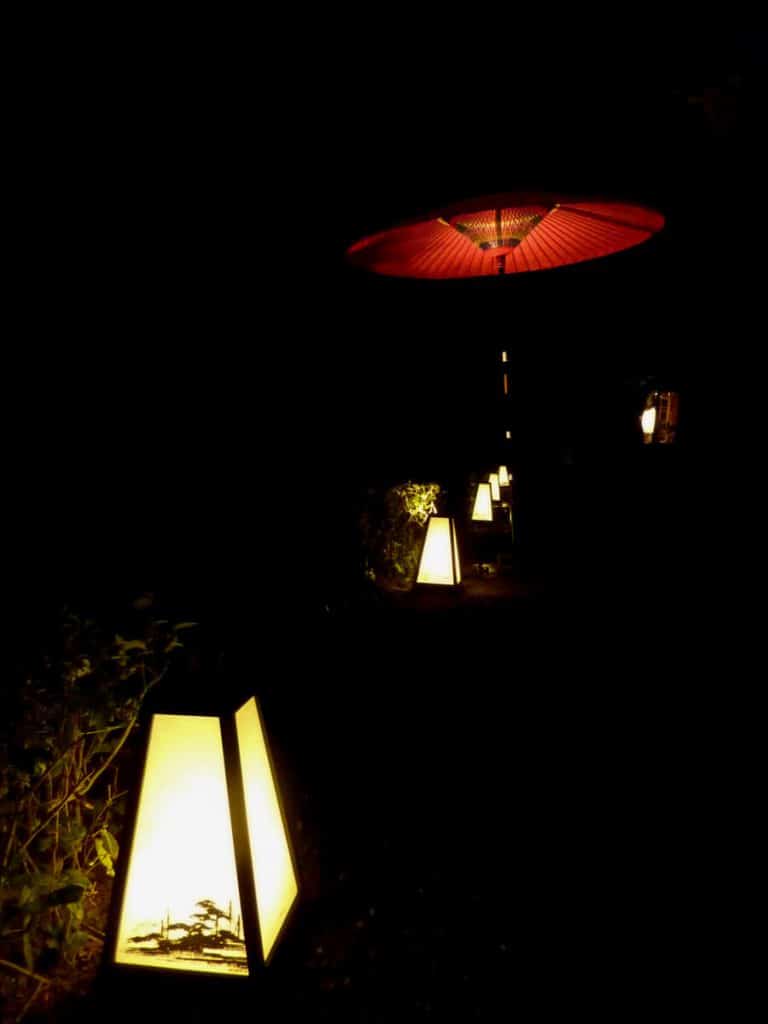 Lanterne au château Nijo Nijōjō
