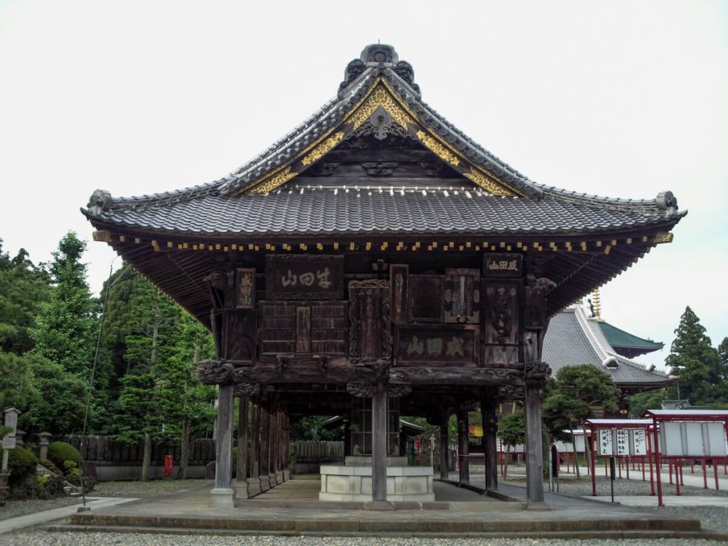 view of Gakudo hall inside Narita san Shinsho-ji temple