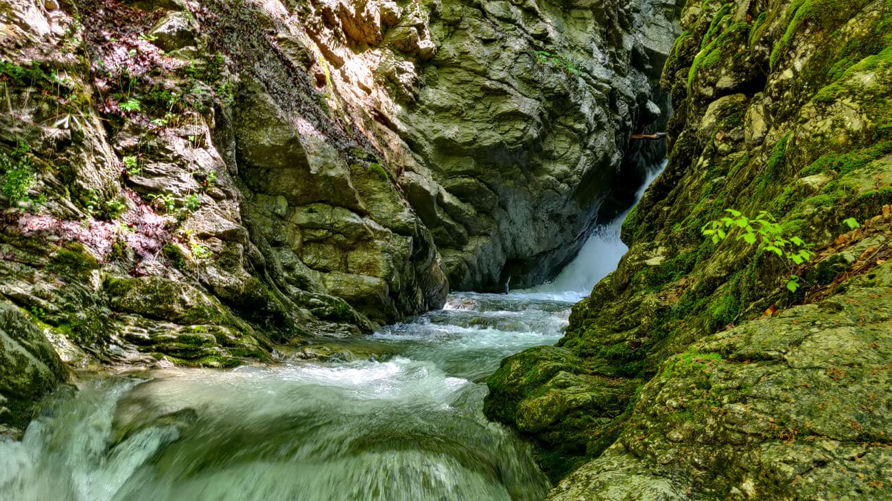 le canyon de la cascade mystérieuse