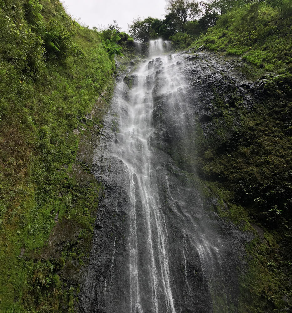 le haut de la cascade San Ramon sur l'ile d'Ometepe