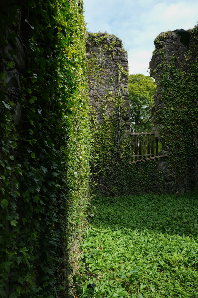 ruines du chateau Castle Kennedy, Ayrshire