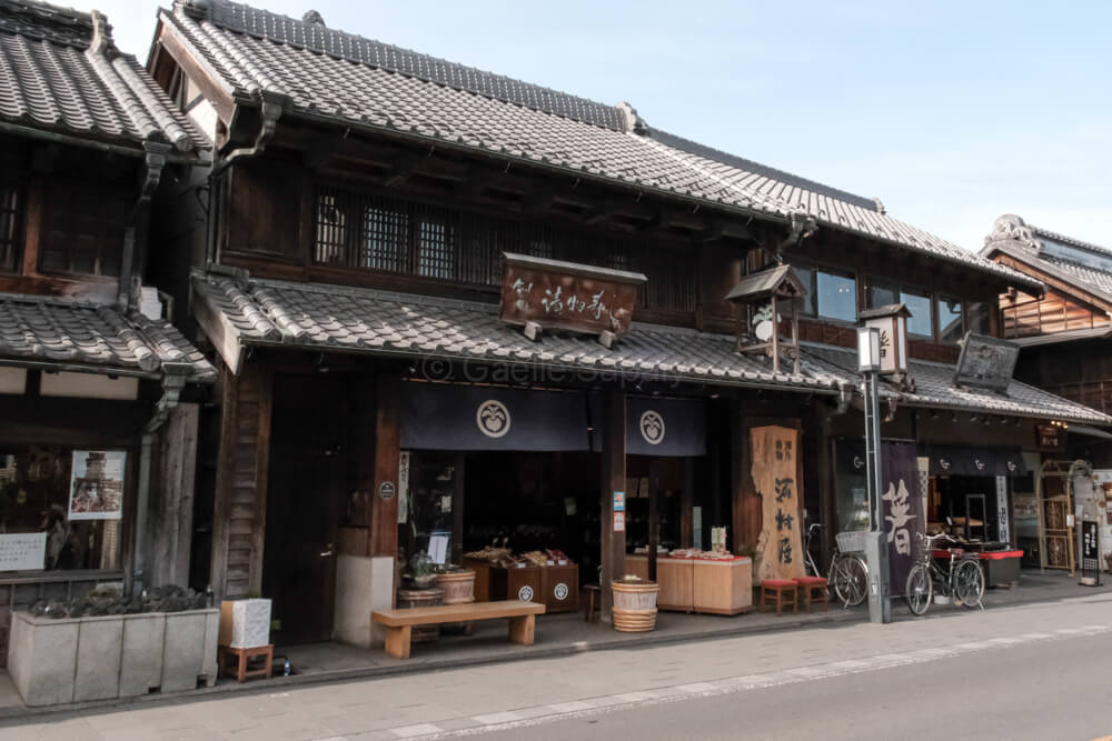 bâtiments traditionnels sur la rue de Kurazukuri no Machinami, Kawagoe